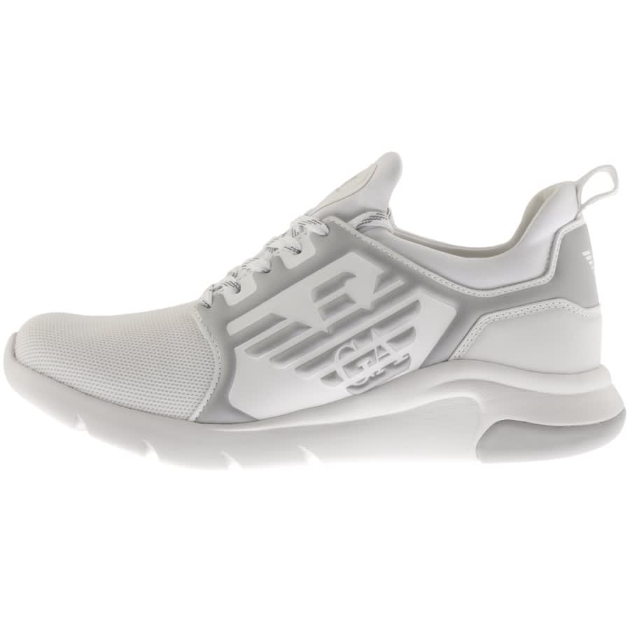 Alternative Image for ProductEA7 Emporio Armani Logo Trainers White1